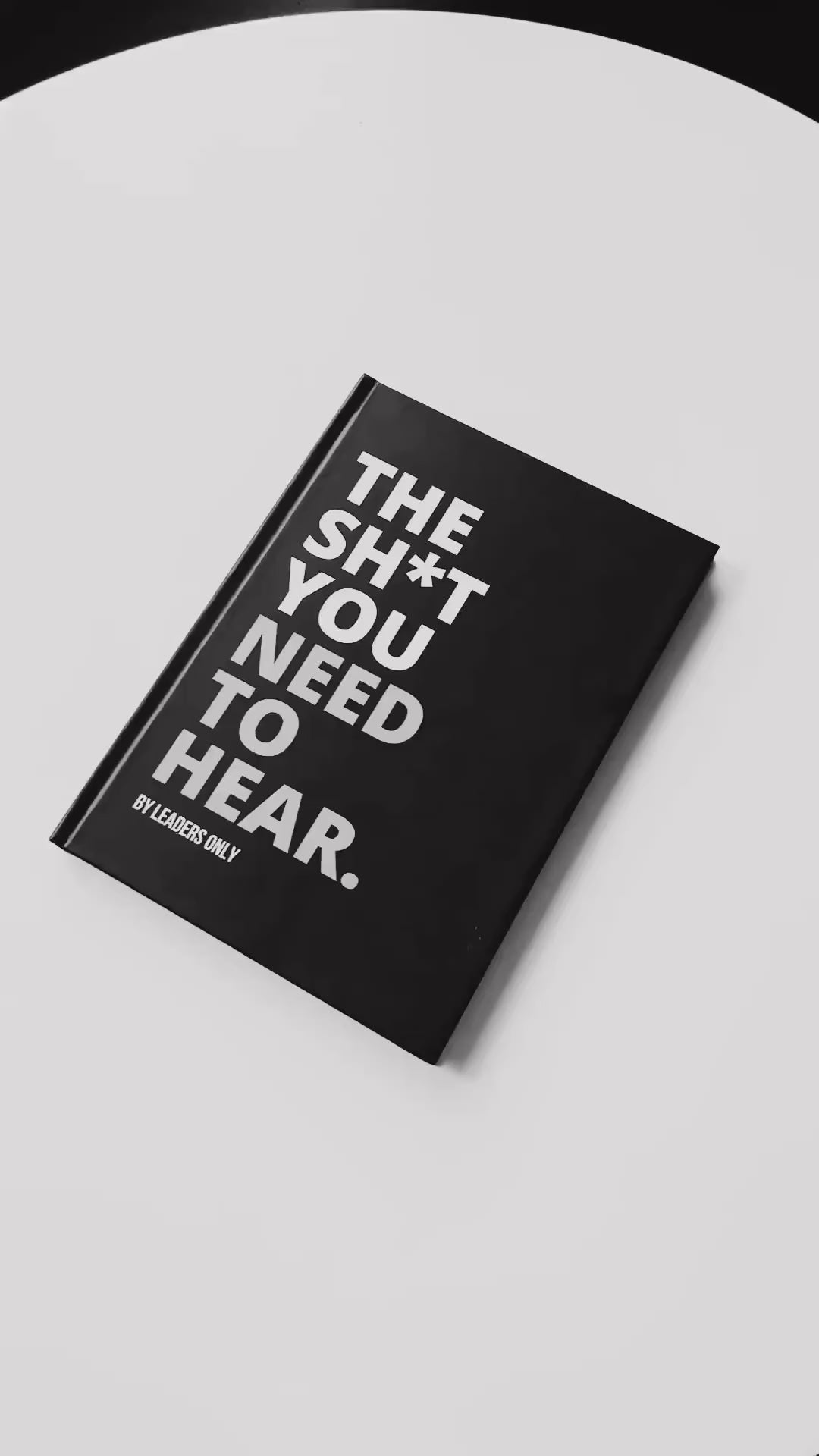 THE SH*T YOU NEED TO HEAR COFFEE TABLE BOOK